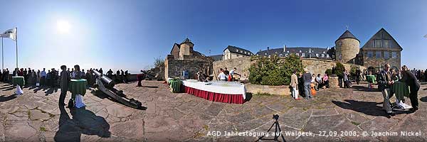 Tagungsausklang auf der Schloss-Altane