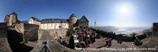 Tagungsausklang auf der Schloss-Altane