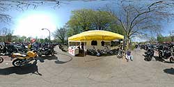 Zelt des SCS Super-Cycle-Shop Berlin