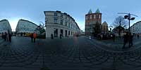 Neptunbrunnen an der Marienkirche